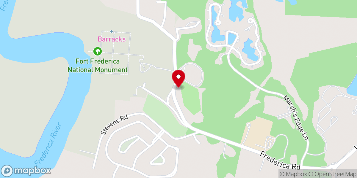 Map showing location of Wesley Memorial Monument