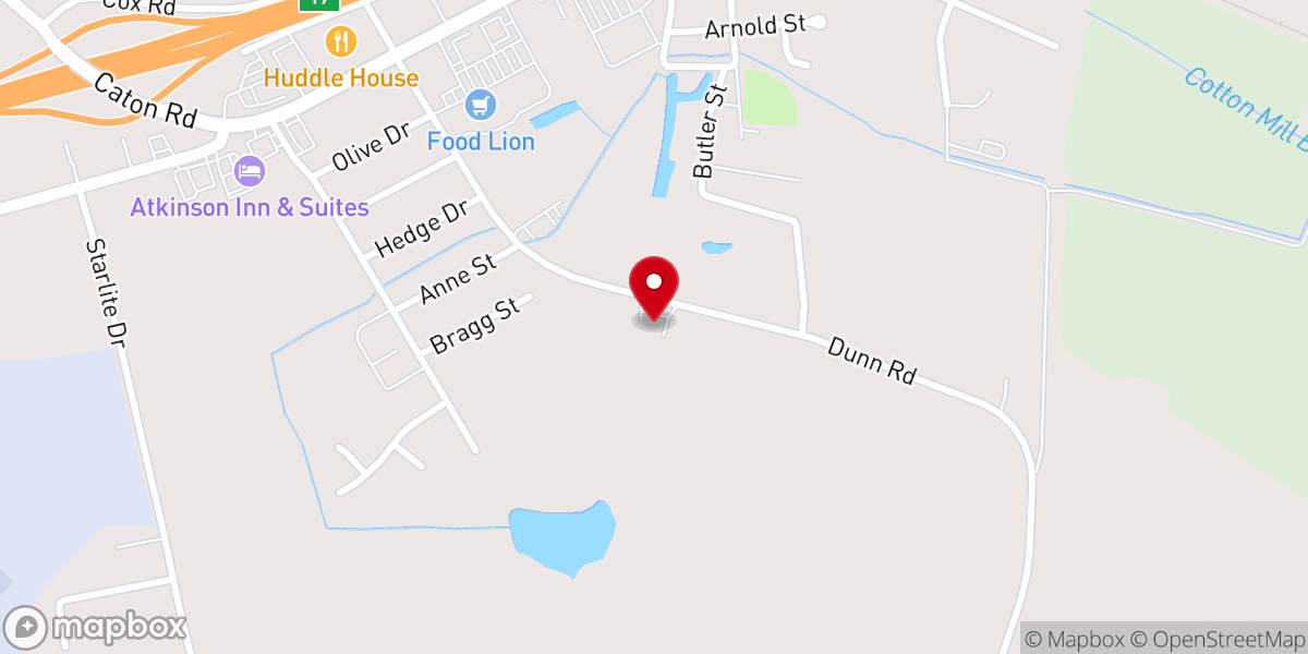 Map showing location of Cornerstone Community Church