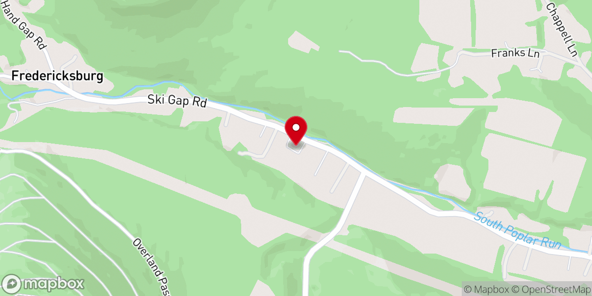 Map showing location of Emmanuel Baptist Church