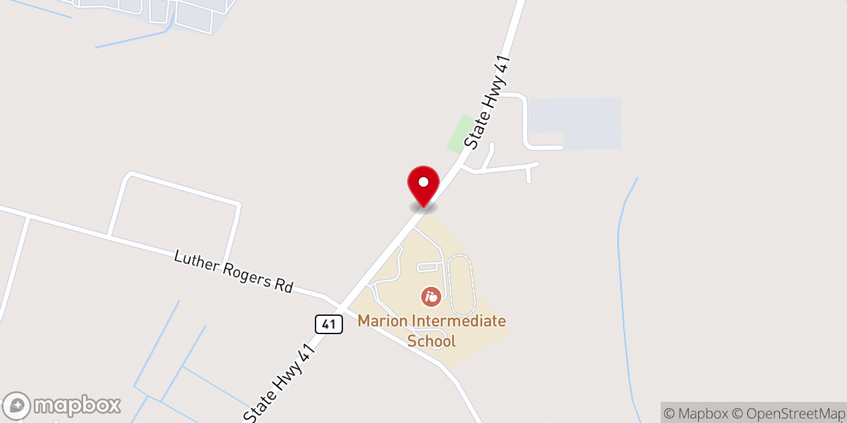 Map showing location of Central United Methodist Church