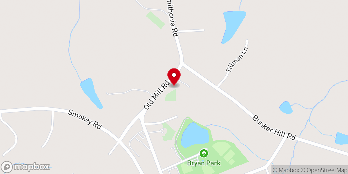 Map showing location of St John Ame Church
