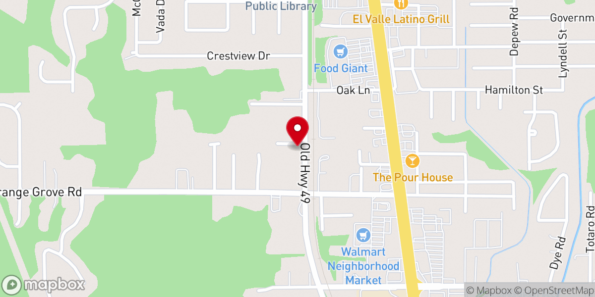 Map showing location of Christ Church