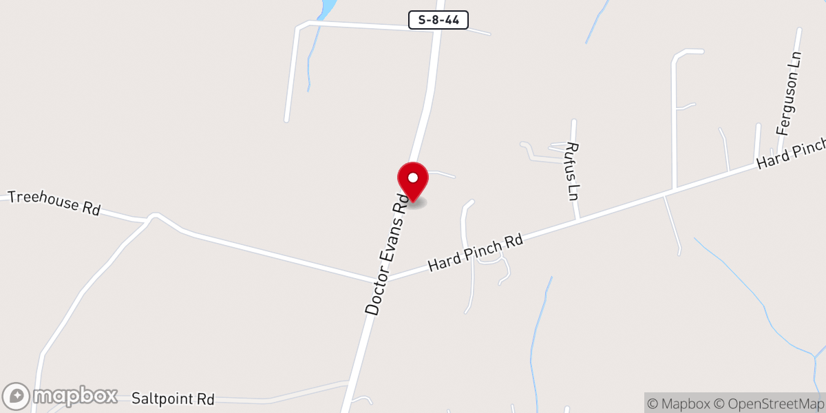 Map showing location of Cordesvilles A.M.E. United Methodist