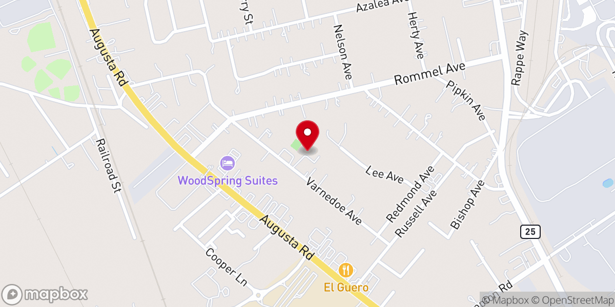 Map showing location of Garden City United Methodist Church