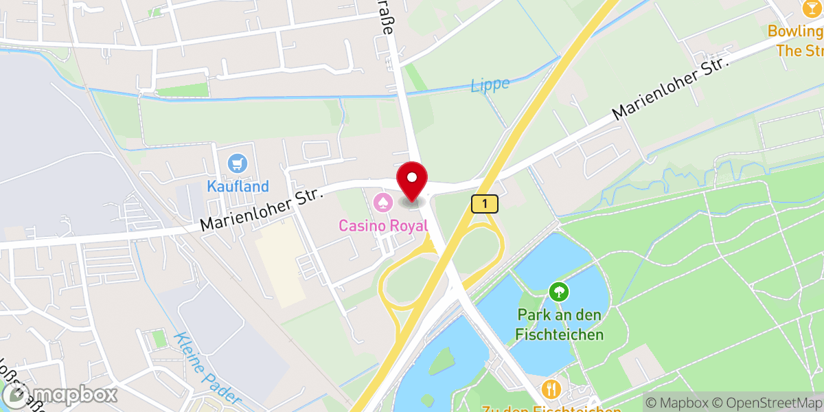 Map showing location of Evangelisch-Freikirchliche Gemeinde Paderborn