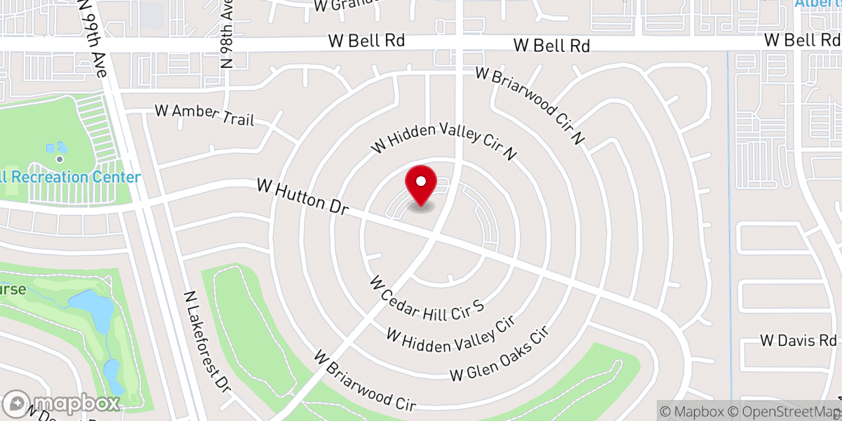 Map showing location of All Saints of the Desert Episcopal Church
