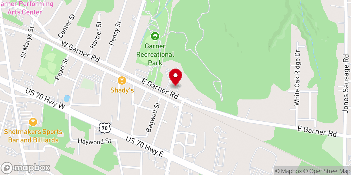 Map showing location of Hayes Chapel