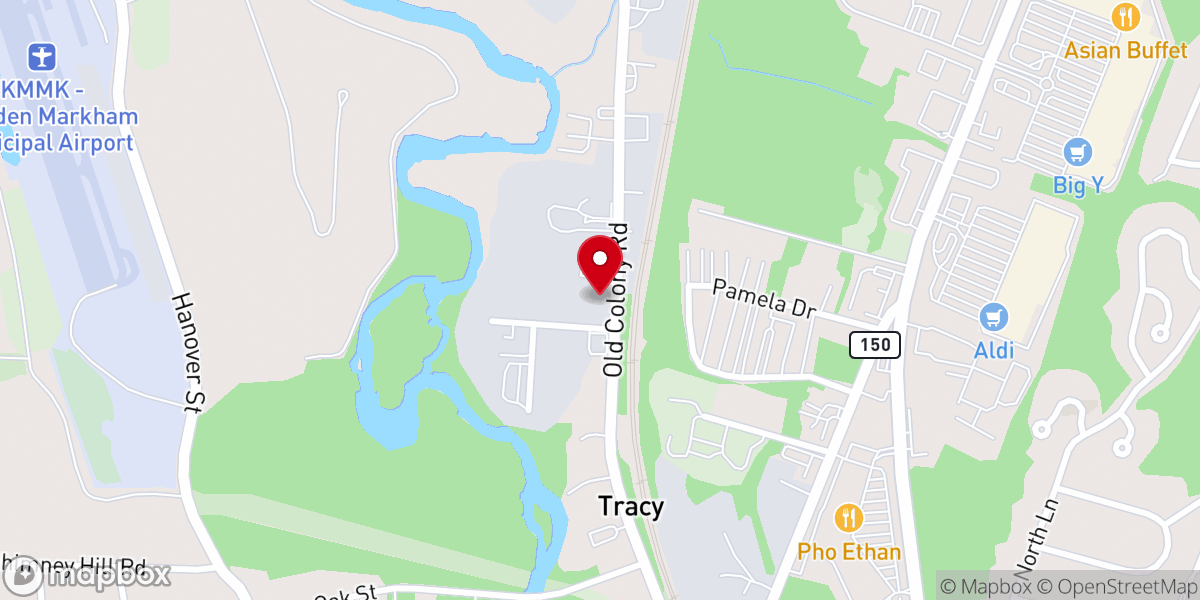 Map showing location of Wallingford Church of Christ