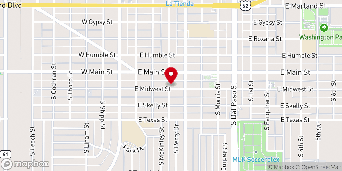 Map showing location of Pleasant Green Baptist Church