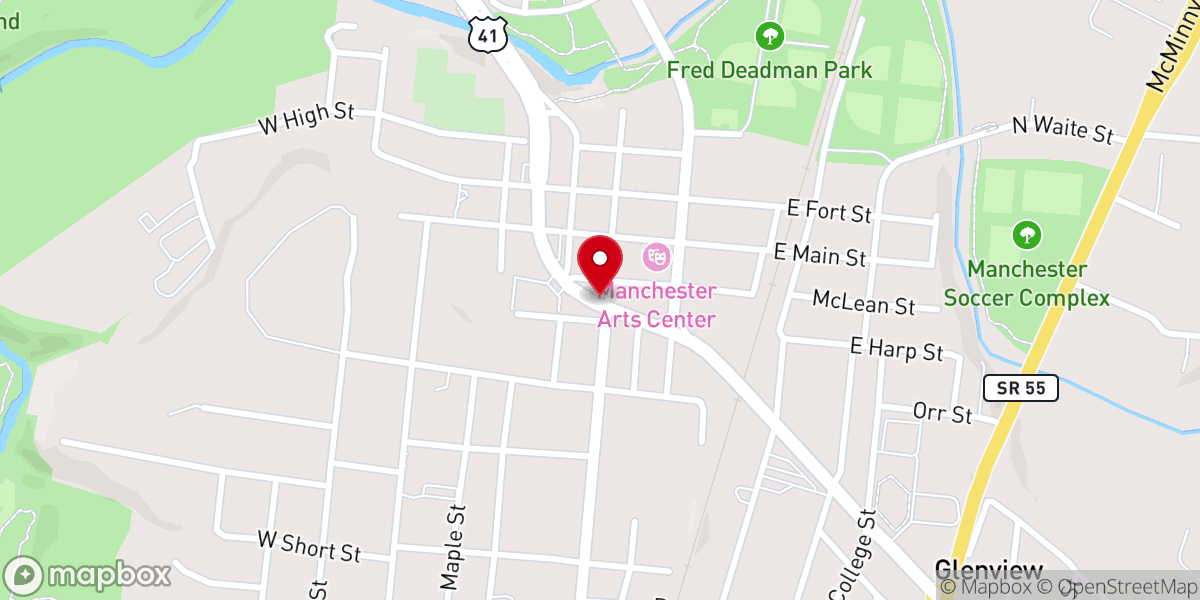 Map showing location of Sojourners' Fellowship Church