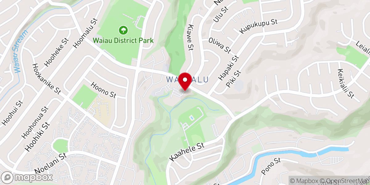 Map showing location of Calvary Chapel Christian School