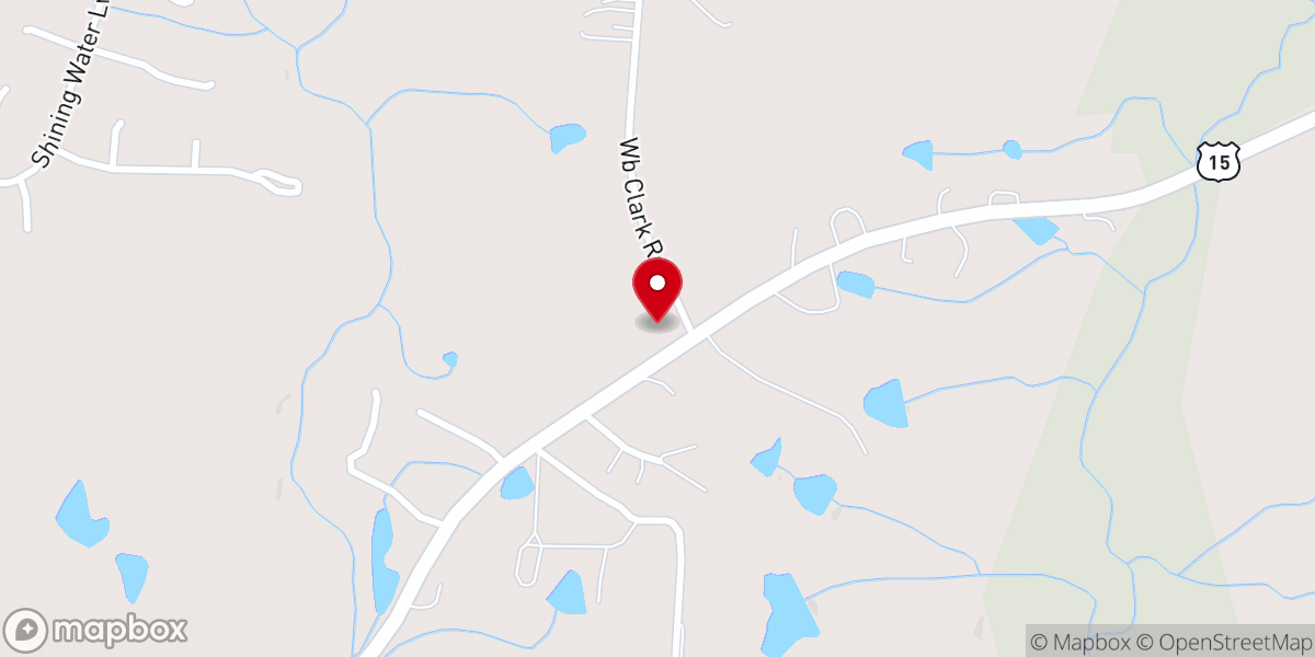 Map showing location of True Faith Fellowship Baptist Church