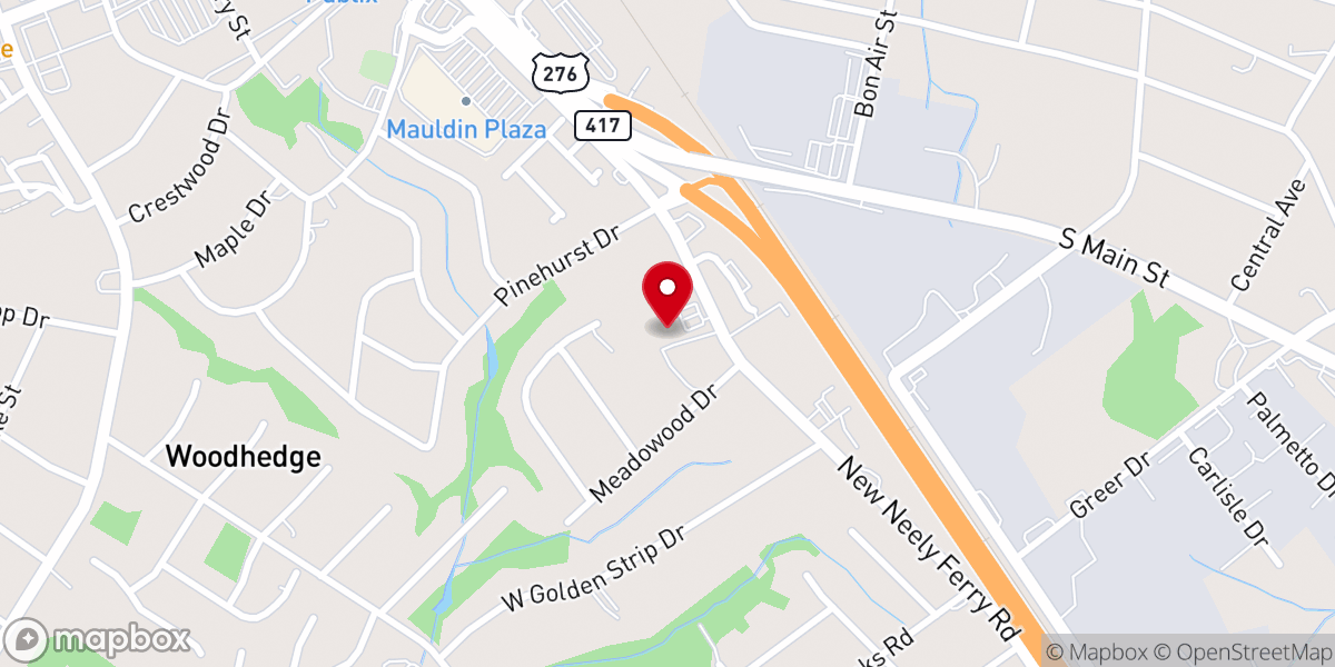 Map showing location of New Harvest Ministries COGIC