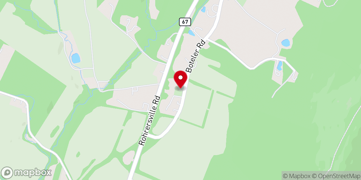 Map showing location of St Lukes Episcopal Church