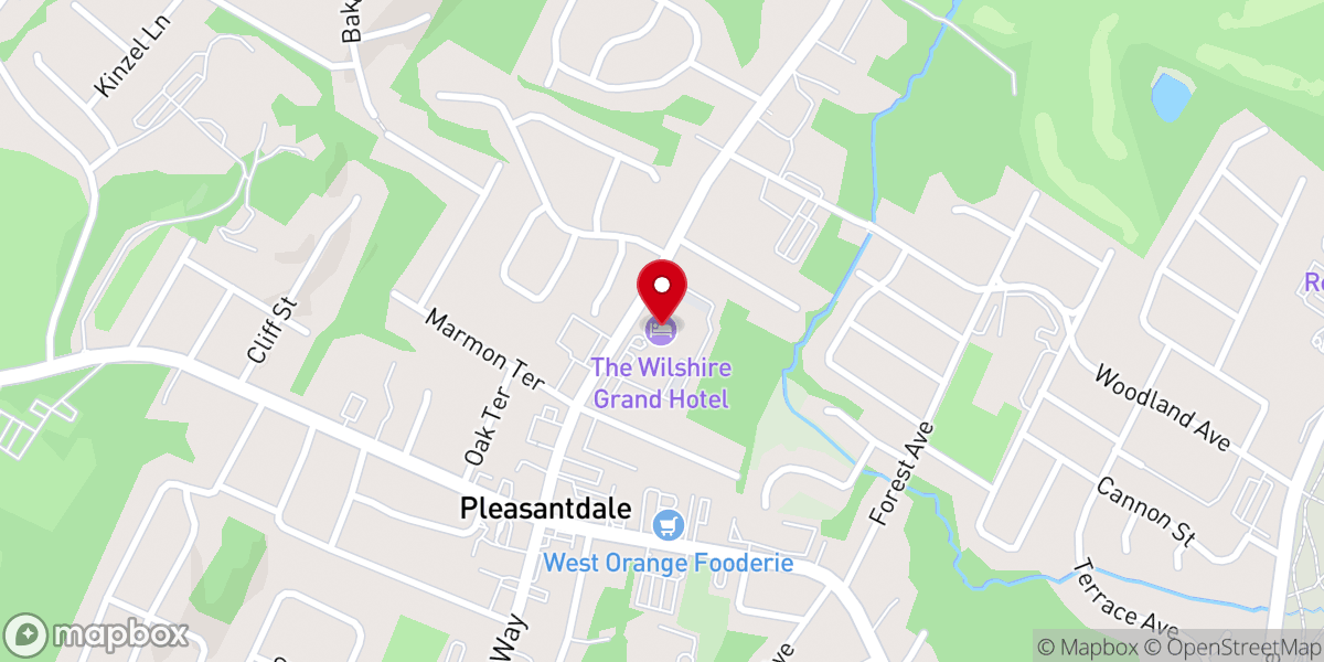 Map showing location of Thrive Church