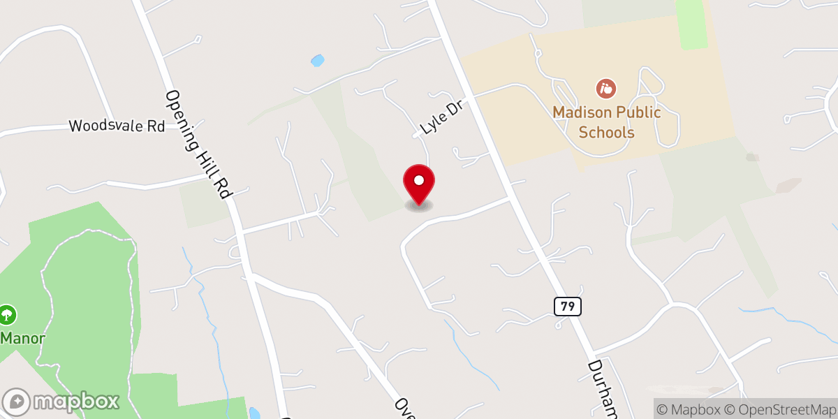 Map showing location of Skip Church Enterprises