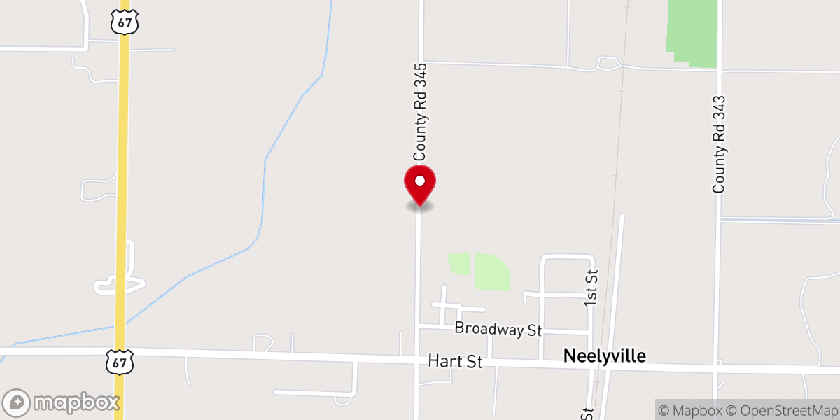 Map showing location of Faith Seventh Day Baptist Church
