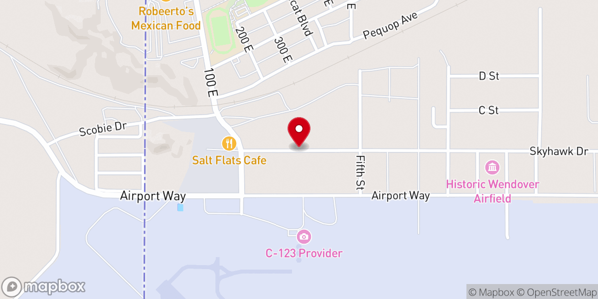 Map showing location of Base Chapel