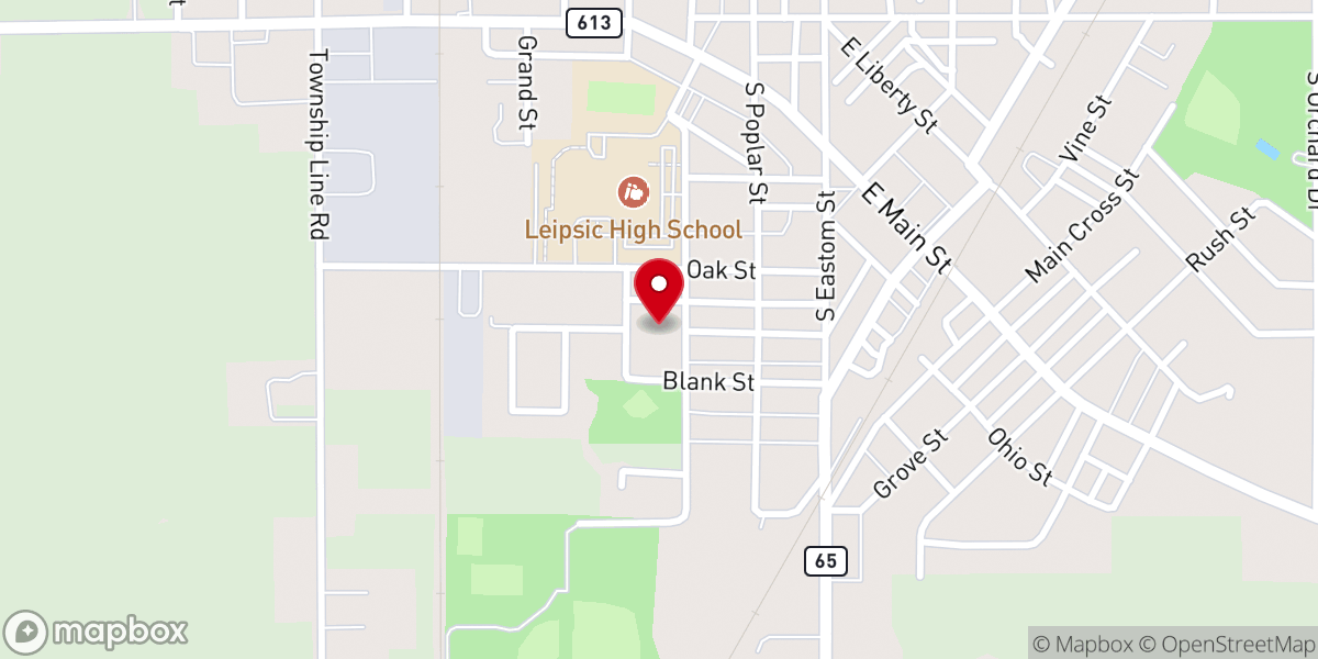 Map showing location of Saint Marys