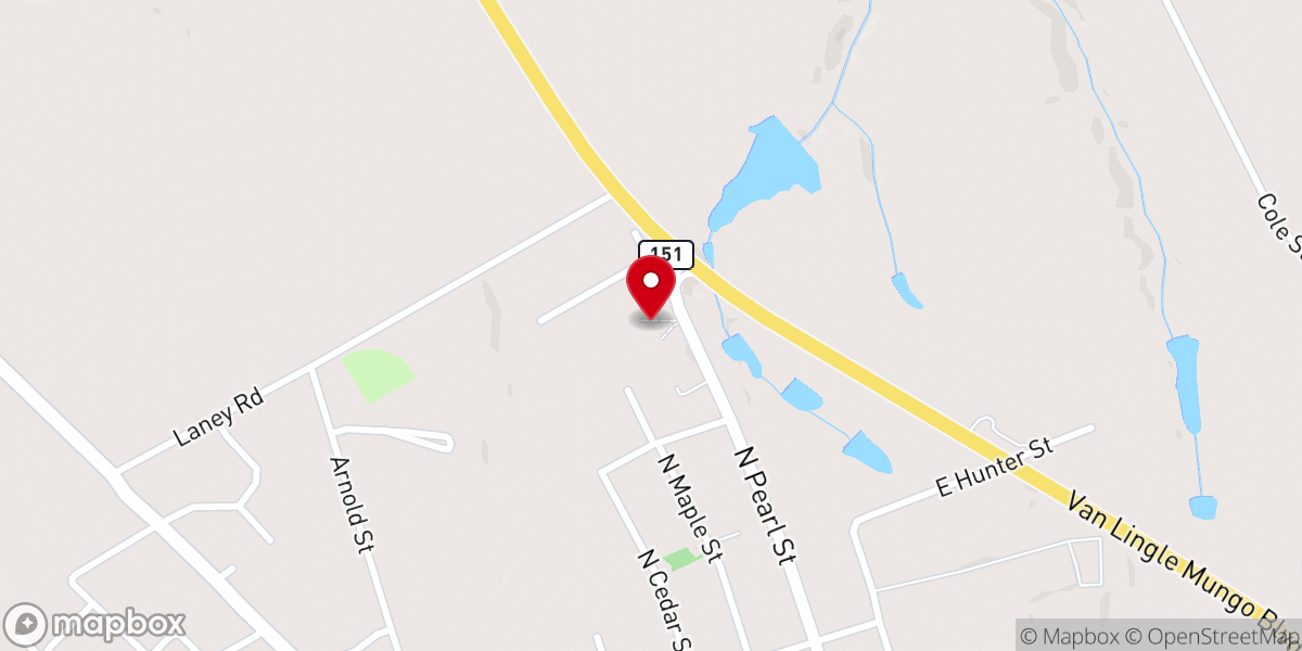 Map showing location of Rose Memorial Church - Nazarene