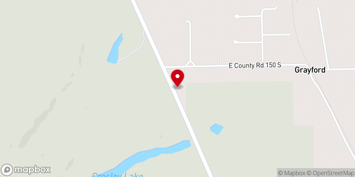 Map showing location of Grayford Road Community Church