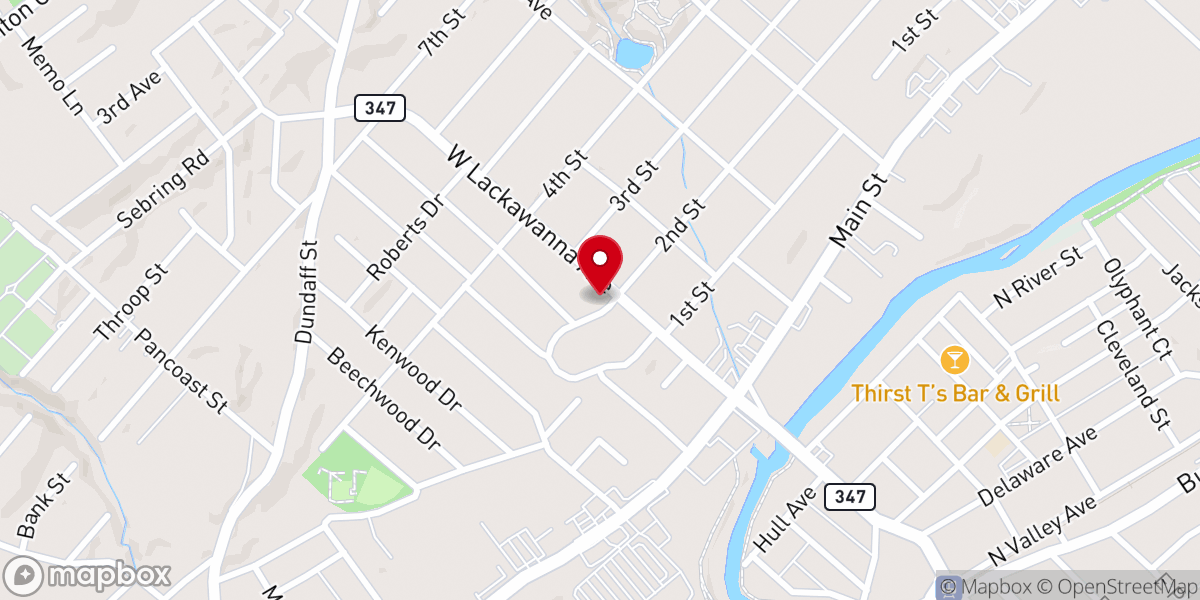 Map showing location of St Stephens Lutheran Church