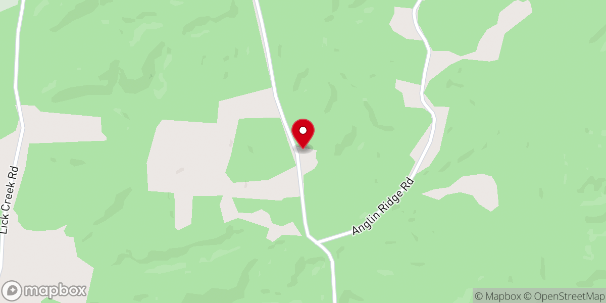 Map showing location of Fairview Baptist Church