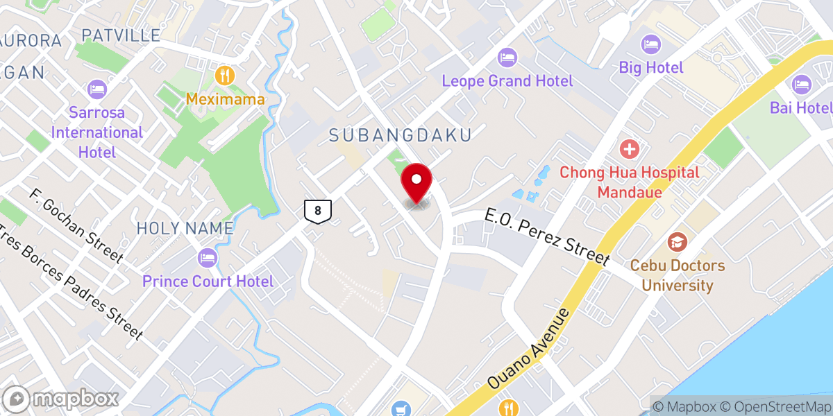 Map showing location of Sovereign Grace Baptist Church