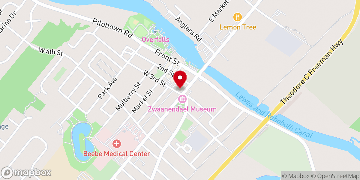 Map showing location of Green Rev & Mrs