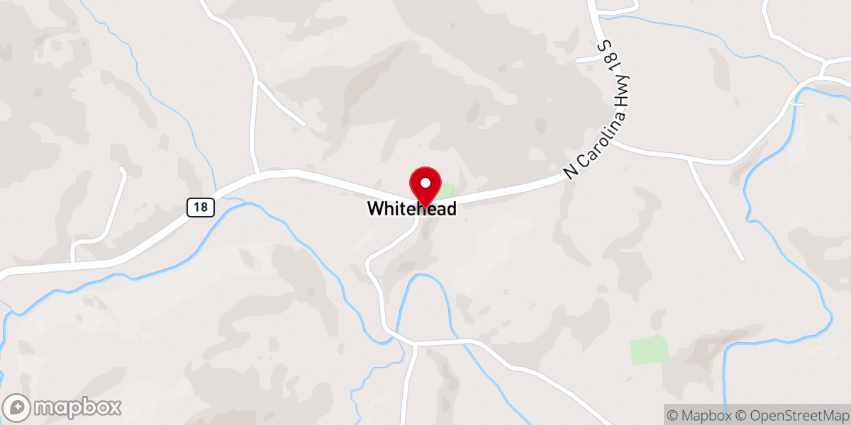 Map showing location of Union Primitive Baptist Church
