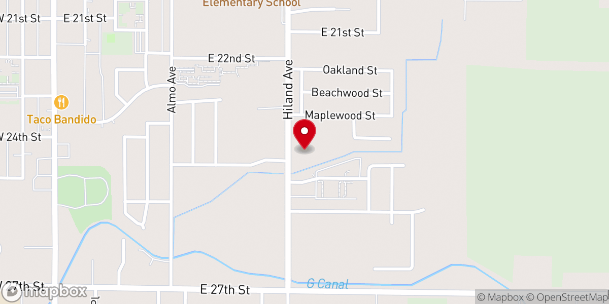 Map showing location of Truth Tabernacle
