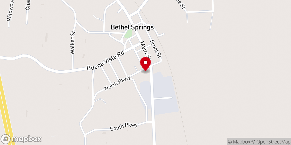 Map showing location of Seventh-day Adventist Church