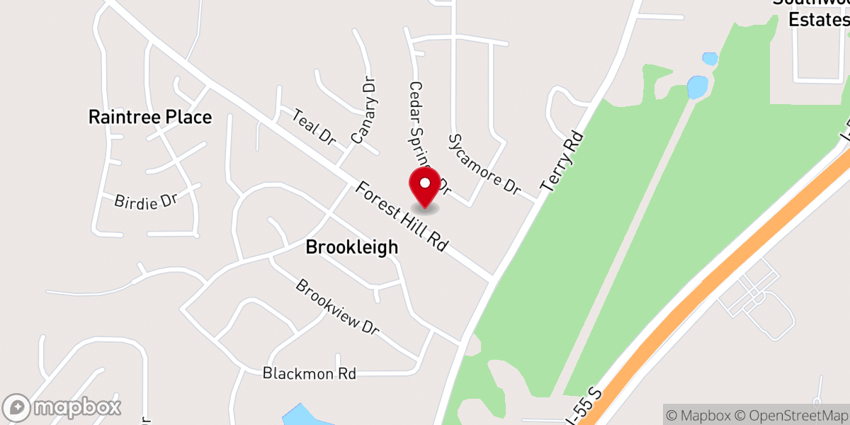 Map showing location of Relevant Church