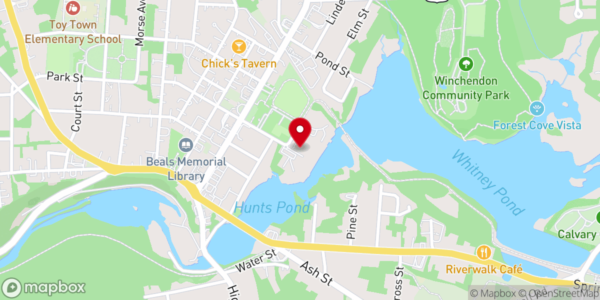 Map showing location of Winchendon Community Action Committee (CAC)