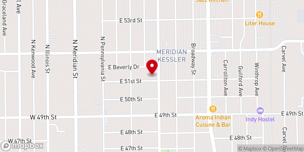 Map showing location of Ravenbrook Bible Church