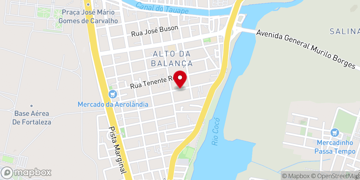 Map showing location of Igreja Pentecostal Deus Conosco