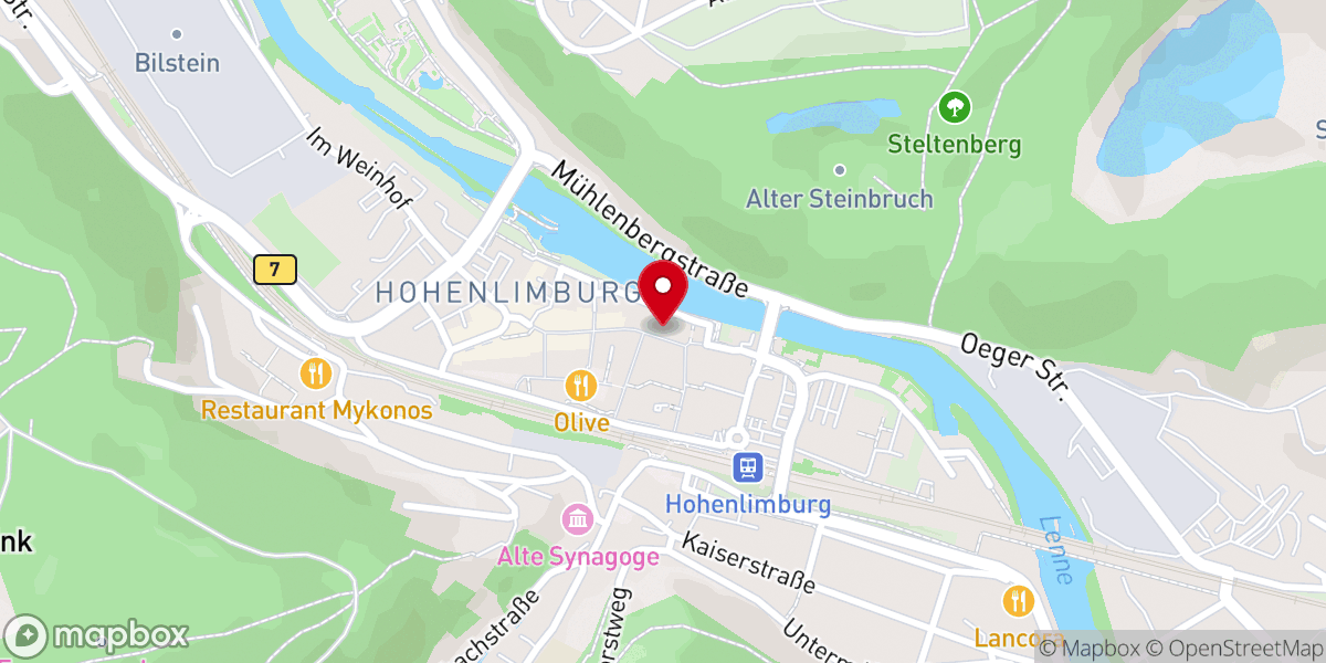 Map showing location of Evangelisch-Reformierte Kirche Hohenlimburg