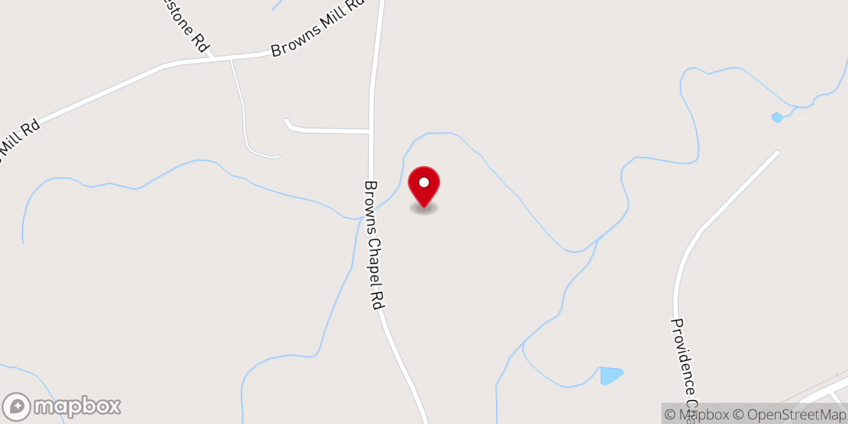 Map showing location of Bible Pentecostal Holiness Church