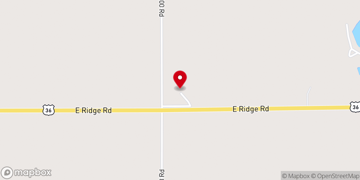 Map showing location of Heartland Worship Center