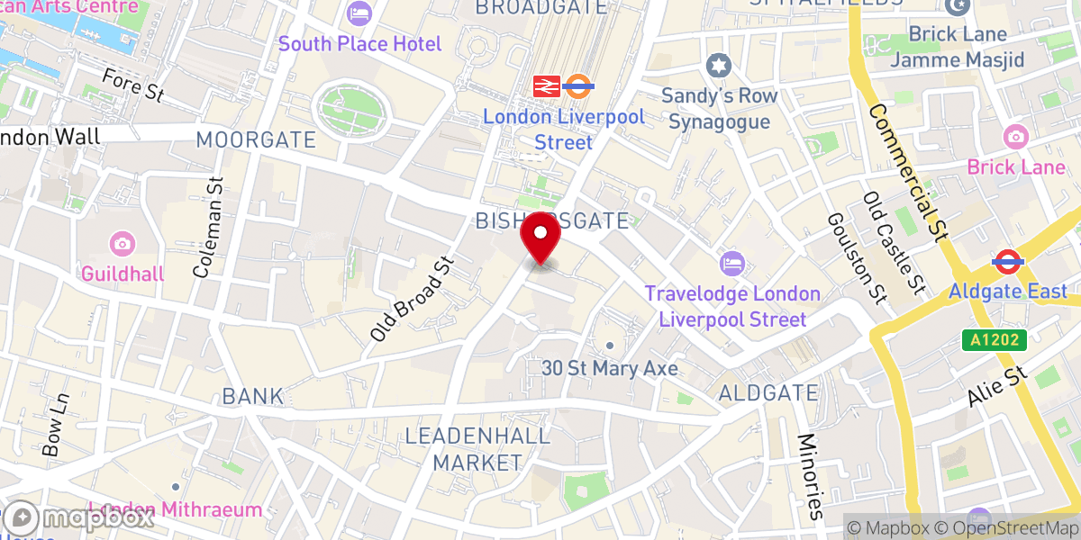 Map showing location of Worship Harvest UK