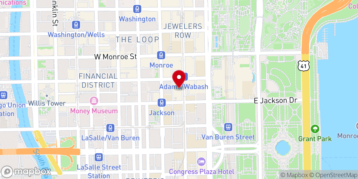 Map showing location of Holy Trinity Church Downtown Congregation