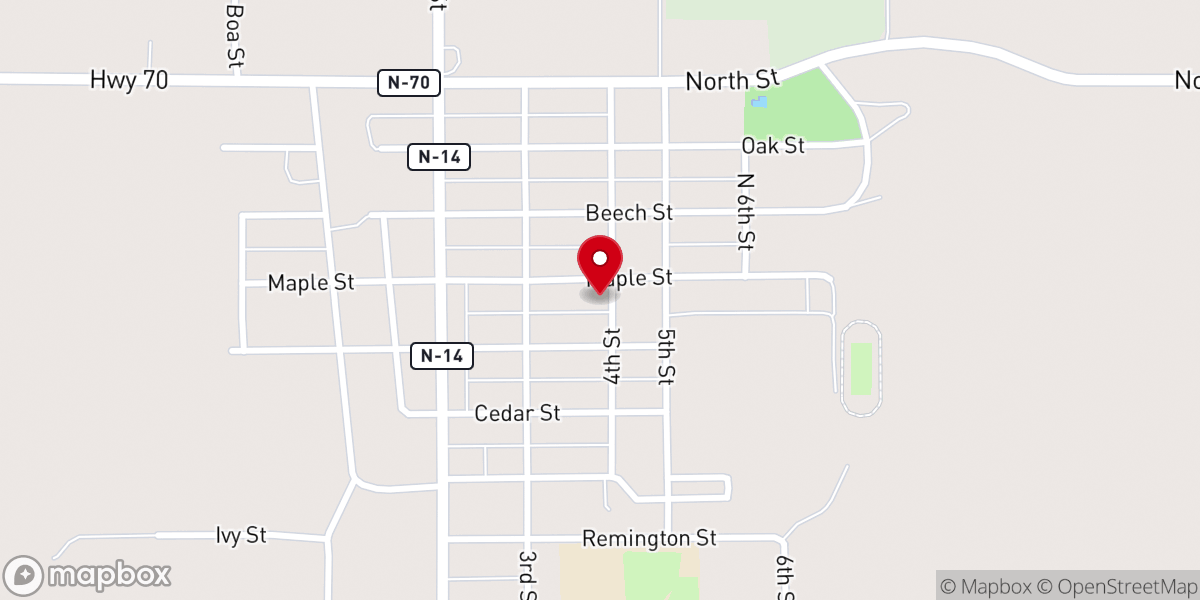 Map showing location of Elgin Community Christian Church