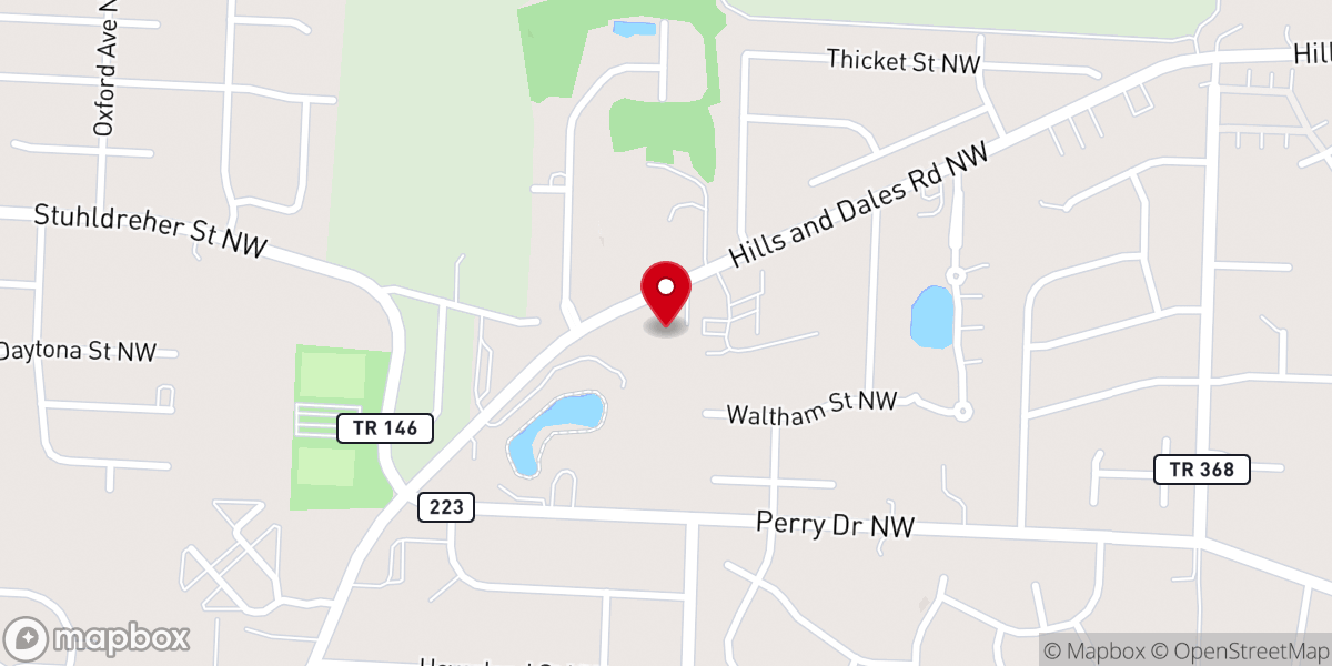Map showing location of Team Jesus Church