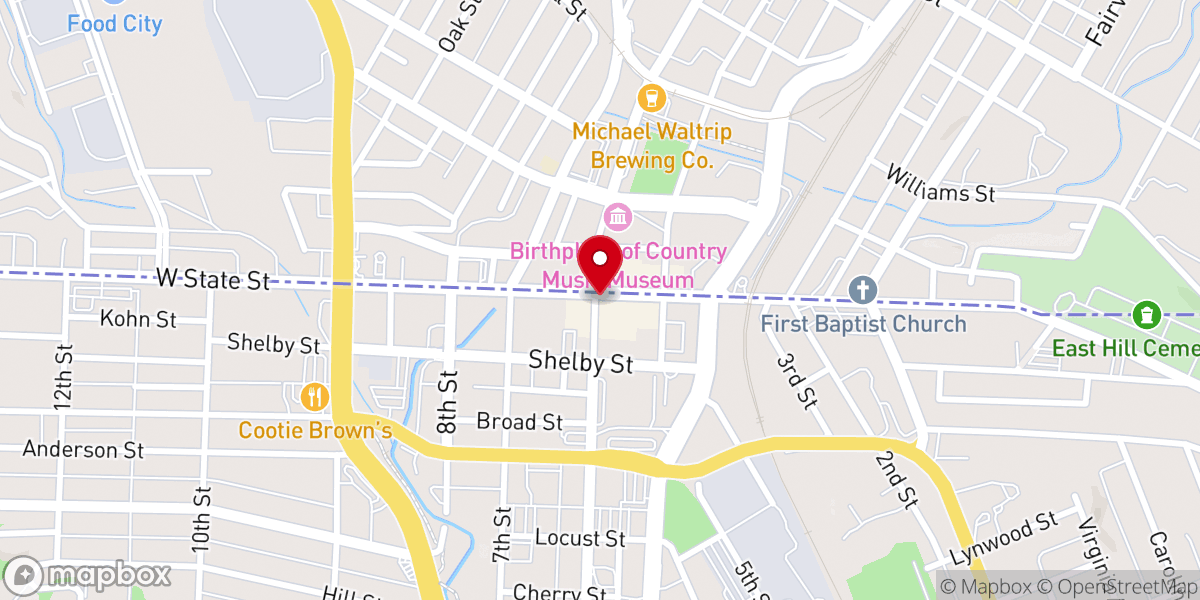 Map showing location of Sharing Christ Worship Center