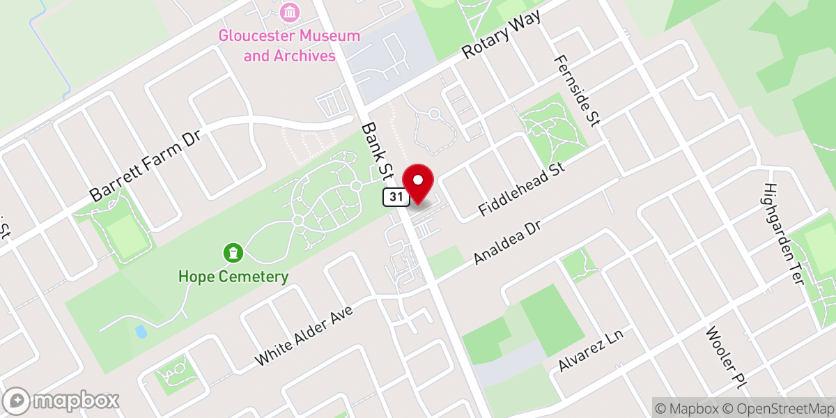 Map showing location of St. Nicholas Romanian Orthodox Church - Ottawa