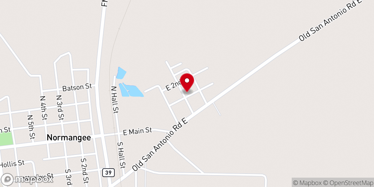 Map showing location of Mt Ara Baptist Church