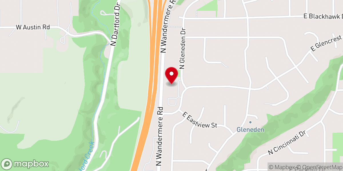 Map showing location of Covenant United Methodist Church