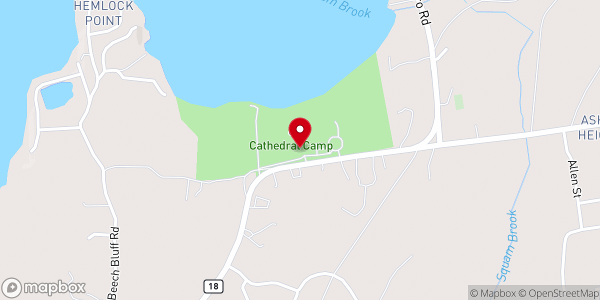 Map showing location of Lakeside Family Festival