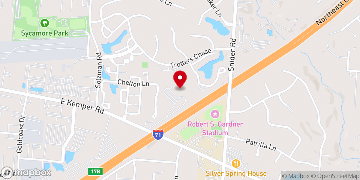 Map showing location of Faith Bible Church