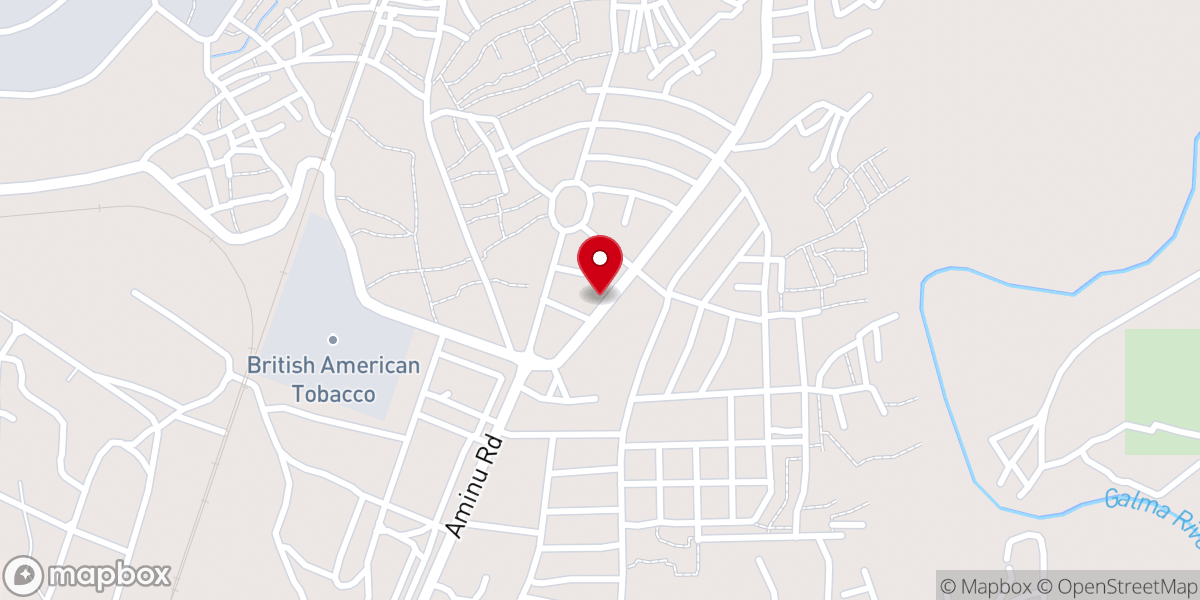 Map showing location of Saint John's Catholic Church